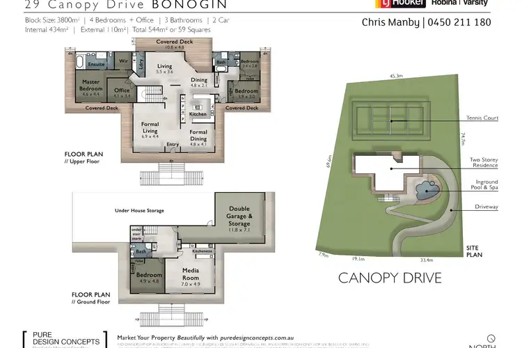 Floorplan of Homely house listing, 29 Canopy Drive, Bonogin QLD 4213