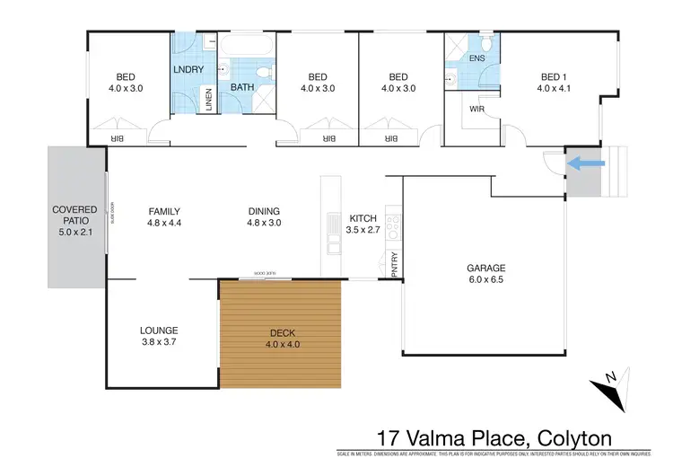 Floorplan of Homely house listing, 17 Valma Place, Colyton NSW 2760
