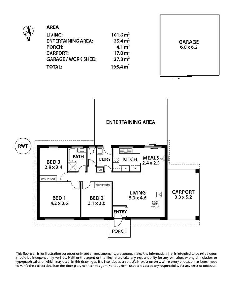 Floorplan of Homely house listing, 1 Memorial Drive, Mount Barker SA 5251