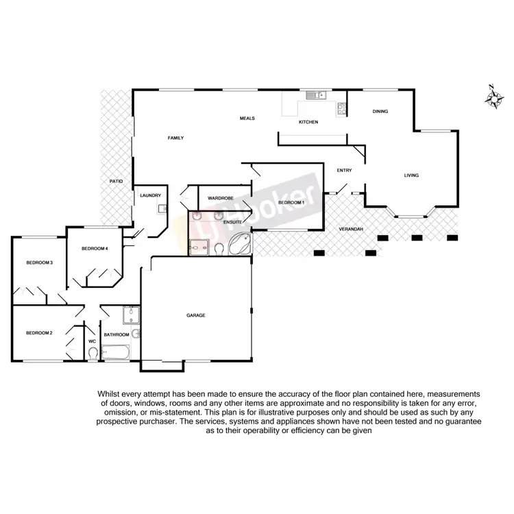 Floorplan of Homely house listing, 42 Cleveland Place, Stretton QLD 4116