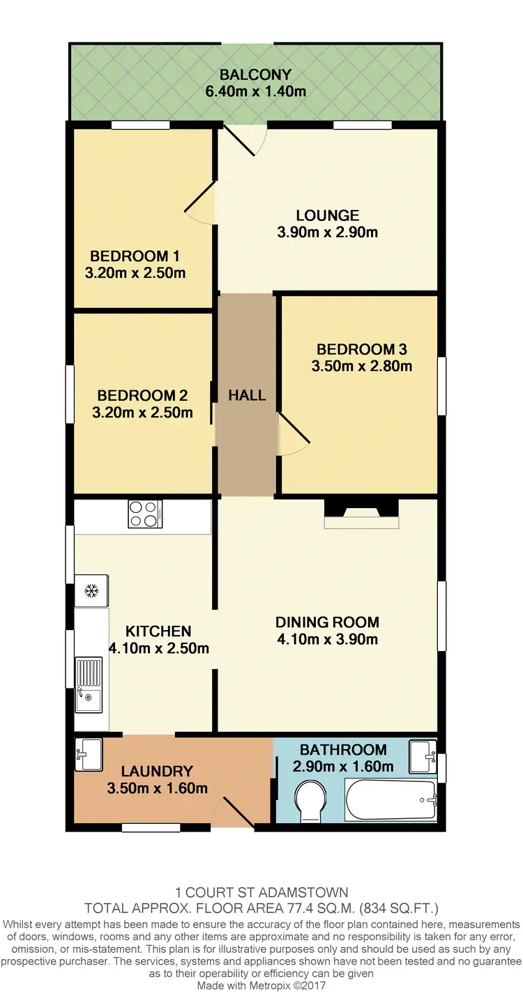Floorplan of Homely house listing, 1 Court Street, Adamstown NSW 2289