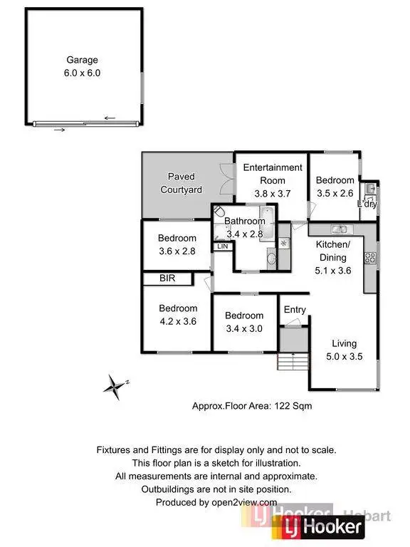Floorplan of Homely house listing, 2 Rogers Place, Bridgewater TAS 7030