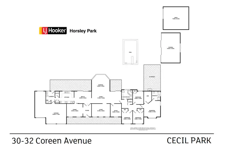 Floorplan of Homely house listing, 30-32 Coreen Avenue, Cecil Park NSW 2178