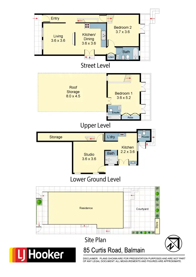 Floorplan of Homely house listing, 85 Curtis Road, Balmain NSW 2041