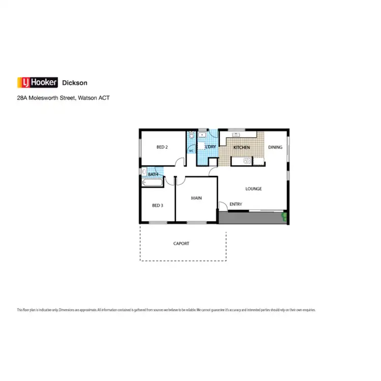 Floorplan of Homely house listing, 28a Molesworth Street, Watson ACT 2602