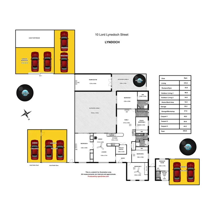 Floorplan of Homely house listing, 10 Lord Lynedoch Street, Lyndoch SA 5351
