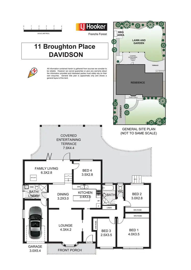 Floorplan of Homely house listing, 11 Broughton Place, Davidson NSW 2085