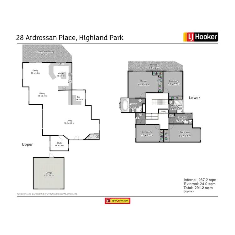 Floorplan of Homely house listing, 28 Ardrossan Place, Highland Park QLD 4211