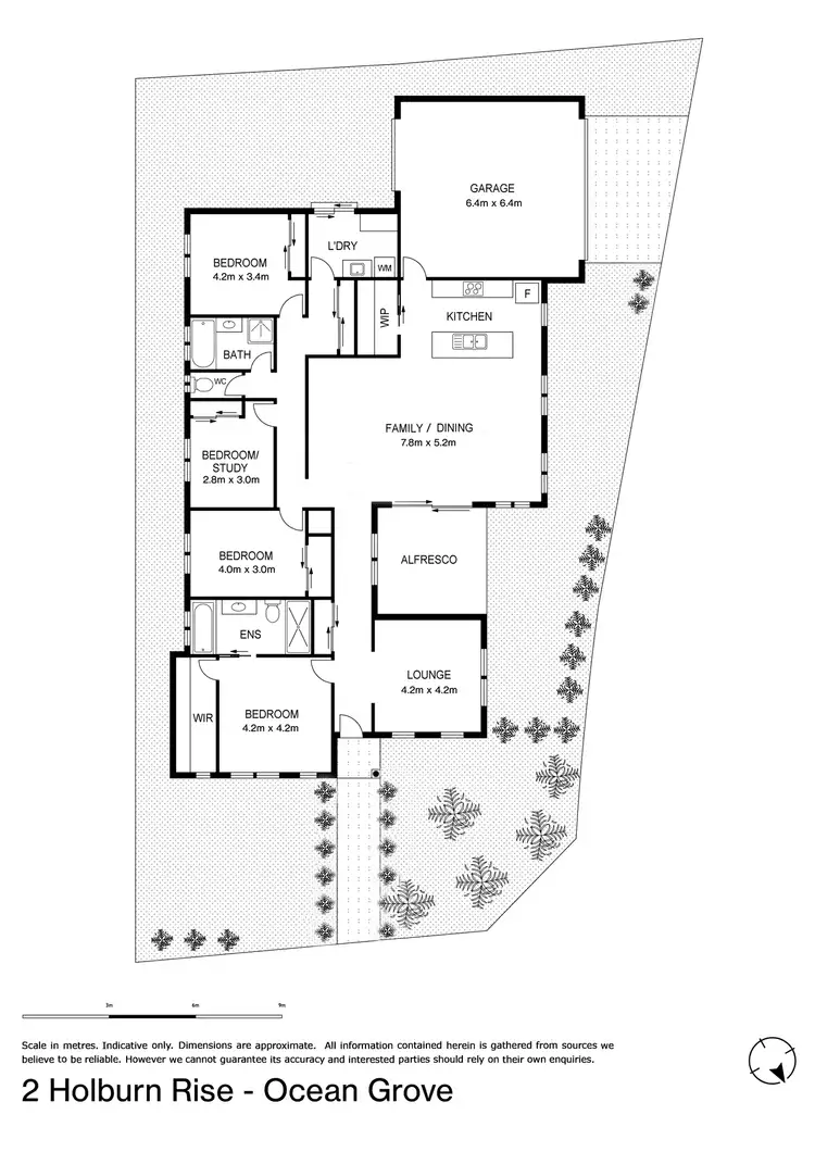 Floorplan of Homely house listing, 2 Holburn Rise, Ocean Grove VIC 3226