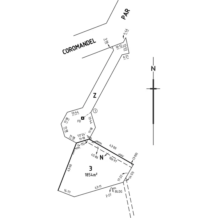 Floorplan of Homely land listing, 3 Craiglee Close, Coromandel Valley SA 5051