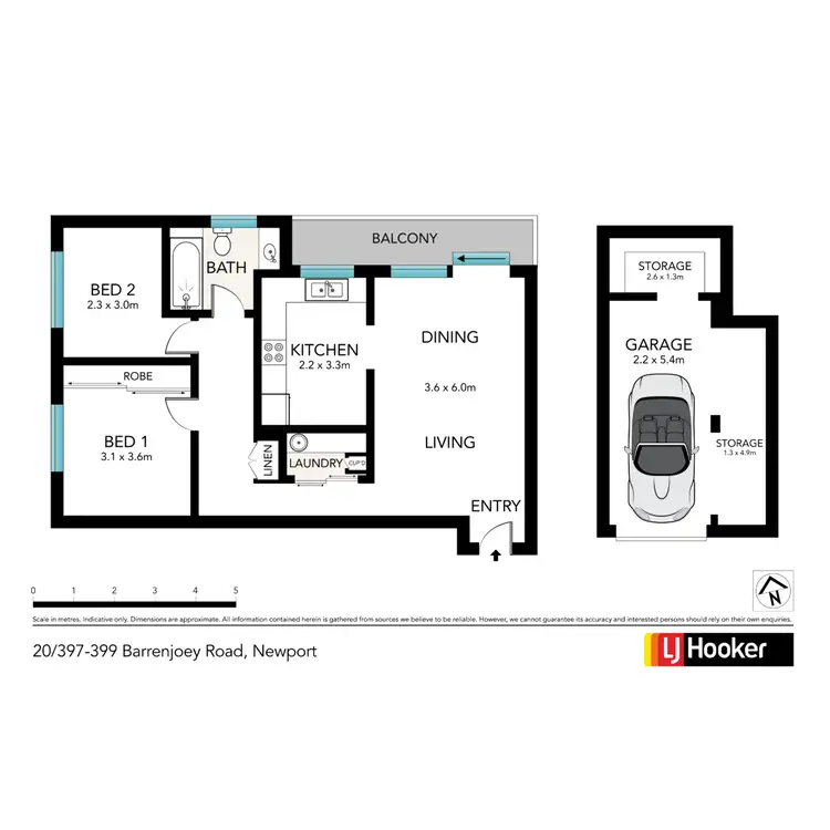 Floorplan of Homely apartment listing, 20/397-399 Barrenjoey Road, Newport NSW 2106