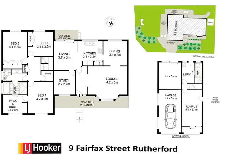 Floorplan of Homely house listing, 9 Fairfax Street, Rutherford NSW 2320