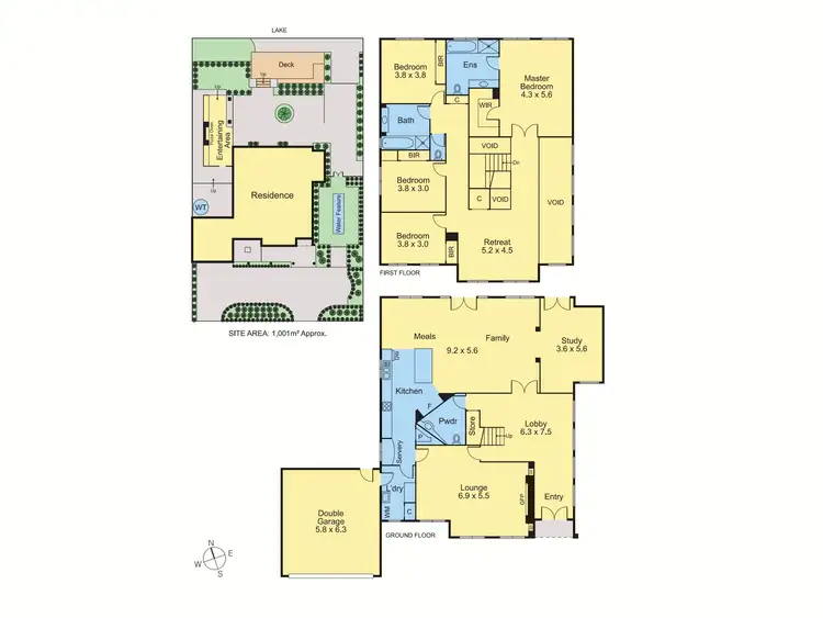 Floorplan of Homely house listing, 15 Panorama Way, Sanctuary Lakes VIC 3030