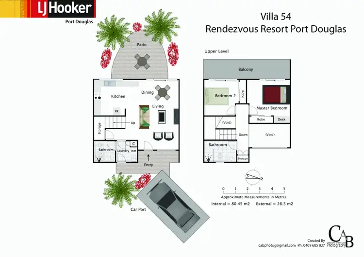 Floorplan of Homely unit listing, 54 Rendezvous/121 Port Douglas Road, Port Douglas QLD 4877
