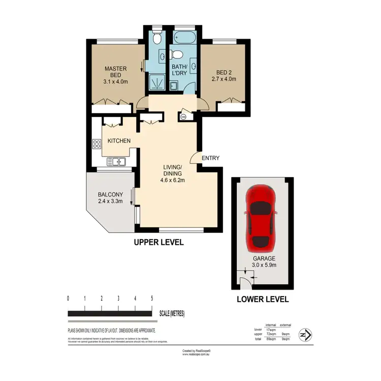 Floorplan of Homely unit listing, 6/37 Alpha Street, Taringa QLD 4068