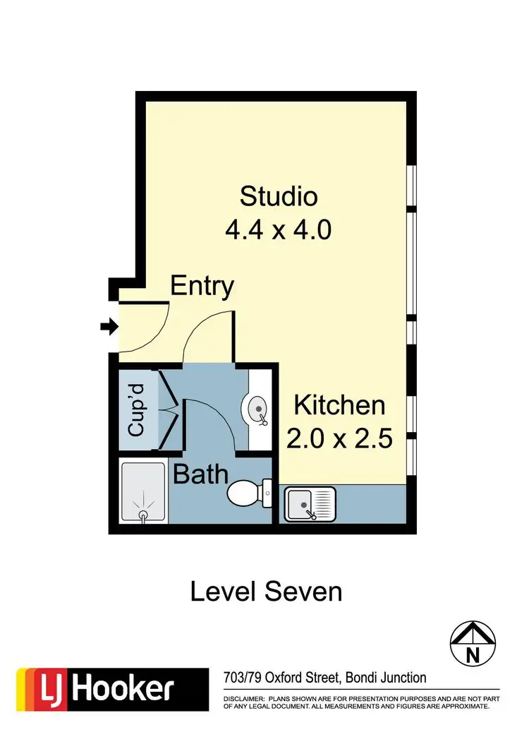 Floorplan of Homely apartment listing, 703/79 Oxford Street, Bondi Junction NSW 2022