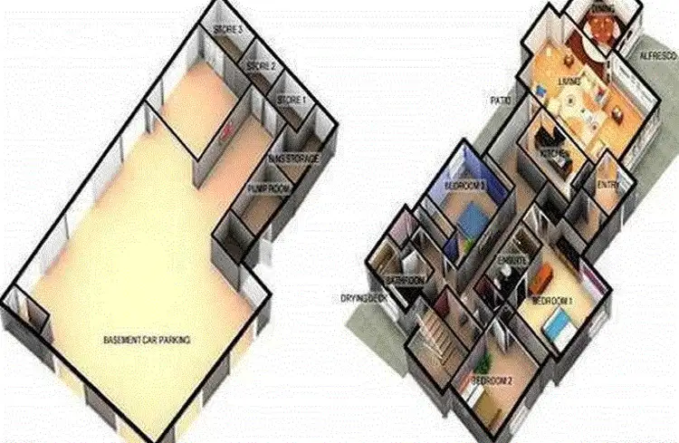 Floorplan of Homely apartment listing, 1/8 Murlong Crescent, Palm Beach QLD 4221