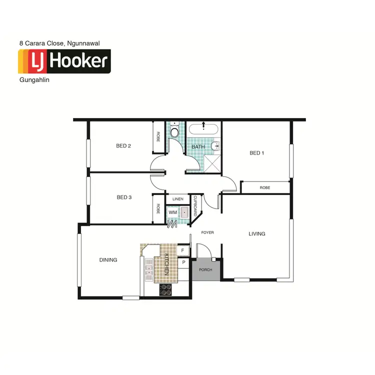 Floorplan of Homely house listing, 8 Carara Close, Ngunnawal ACT 2913