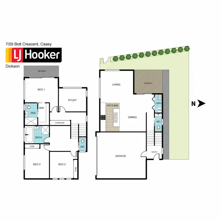 Floorplan of Homely townhouse listing, 7/29 Bott Crescent, Casey ACT 2913