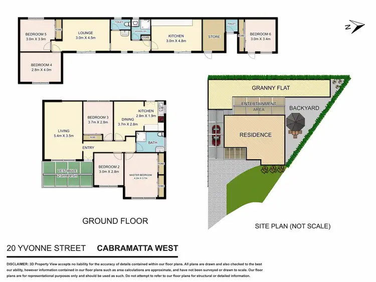 Floorplan of Homely house listing, 20 Yvonne Street, Cabramatta NSW 2166