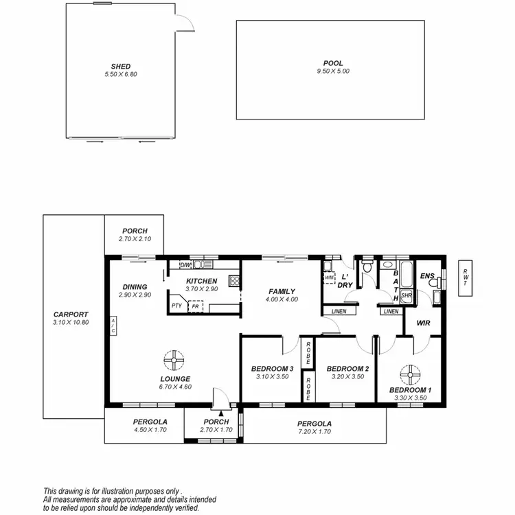 Floorplan of Homely house listing, 3 Sargent Parade, Bellevue Heights SA 5050