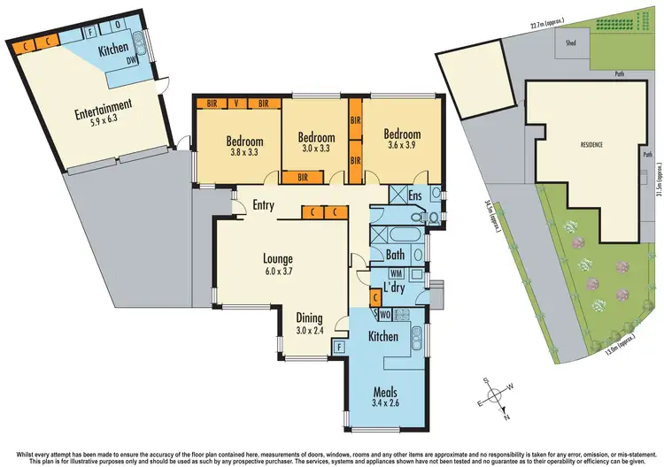 Floorplan of Homely house listing, 20 Glenmorgan Close, Clayton South VIC 3169