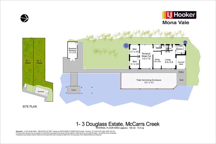 Floorplan of Homely house listing, 1-3 Douglass Estate, Elvina Bay NSW 2105