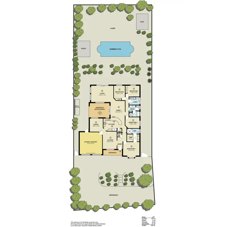 Floorplan of Homely house listing, 31 Nella Dan Court, Greenwith SA 5125