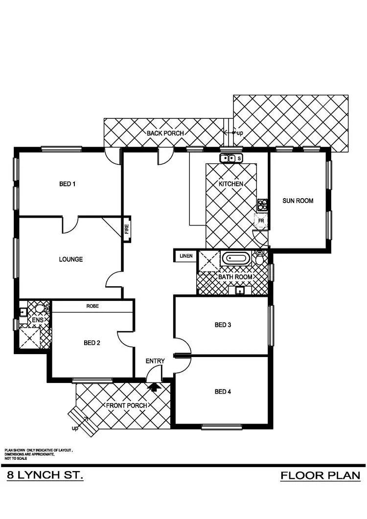 Floorplan of Homely house listing, 8 Lynch Street, Young NSW 2594
