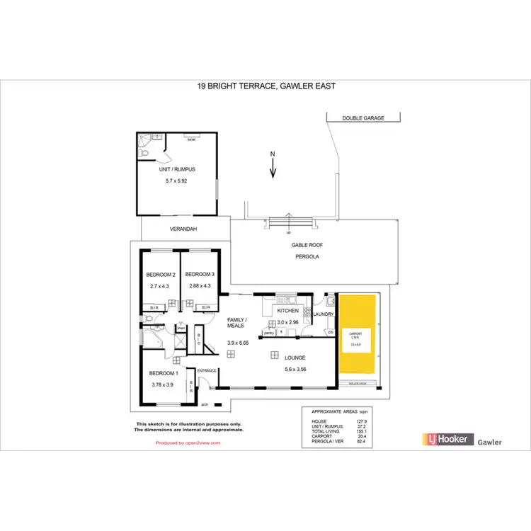 Floorplan of Homely house listing, 19 Bright Terrace, Gawler East SA 5118
