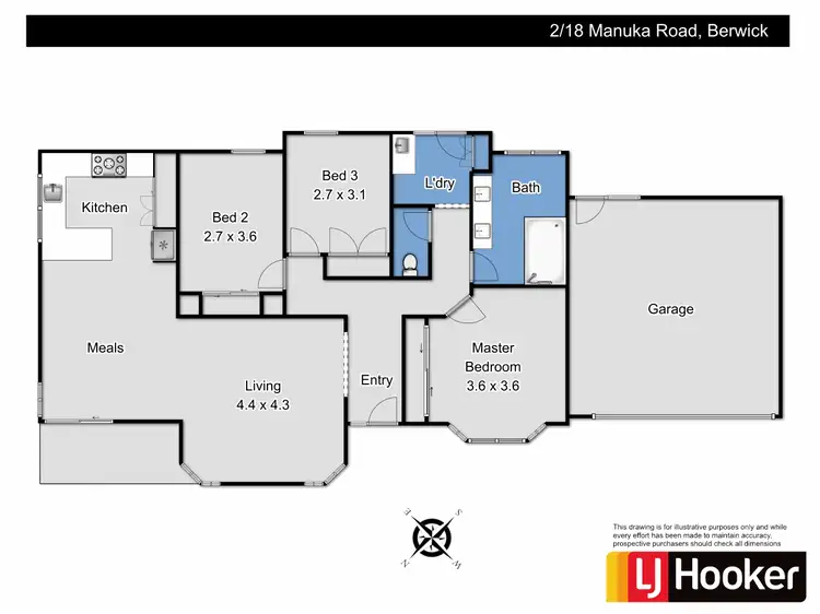 Floorplan of Homely house listing, 2/18 Manuka Road, Berwick VIC 3806