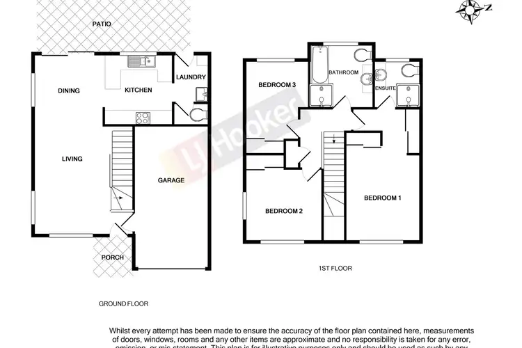 Floorplan of Homely townhouse listing, 13/5 Carrington Court, Algester QLD 4115