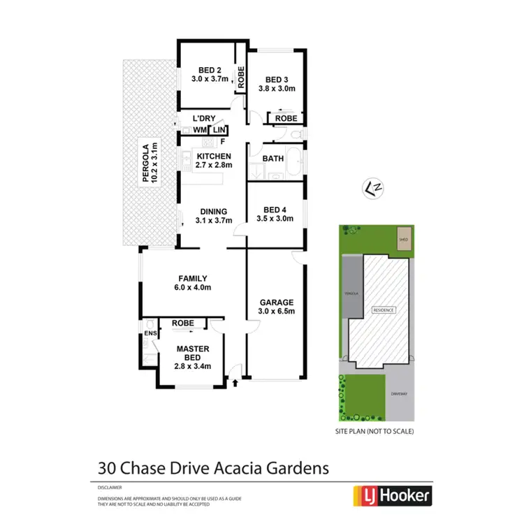 Floorplan of Homely house listing, 30 Chase Drive, Acacia Gardens NSW 2763