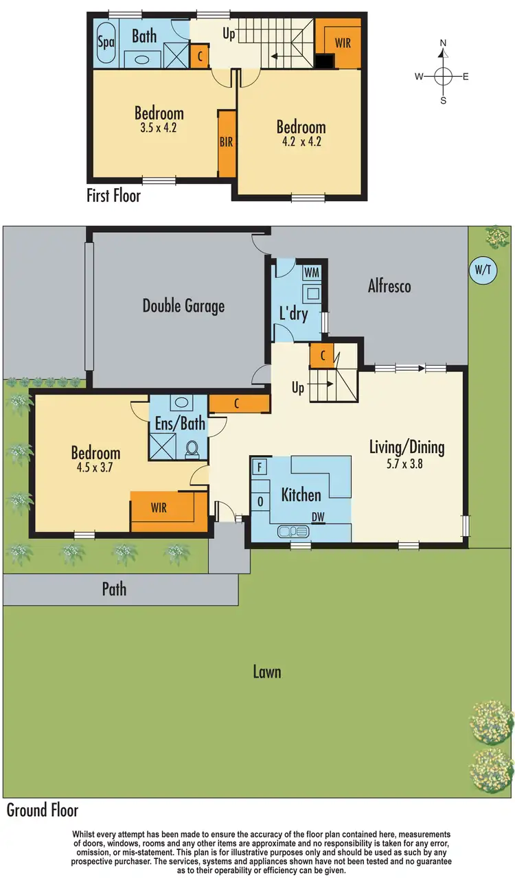 Floorplan of Homely townhouse listing, 14/77-79 Frawley Road, Hallam VIC 3803