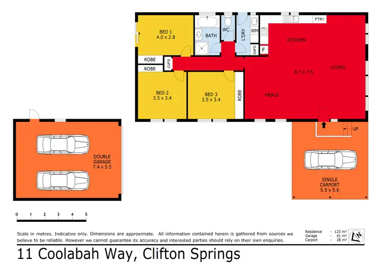 Floorplan of Homely house listing, 11 Coolabah Way, Clifton Springs VIC 3222