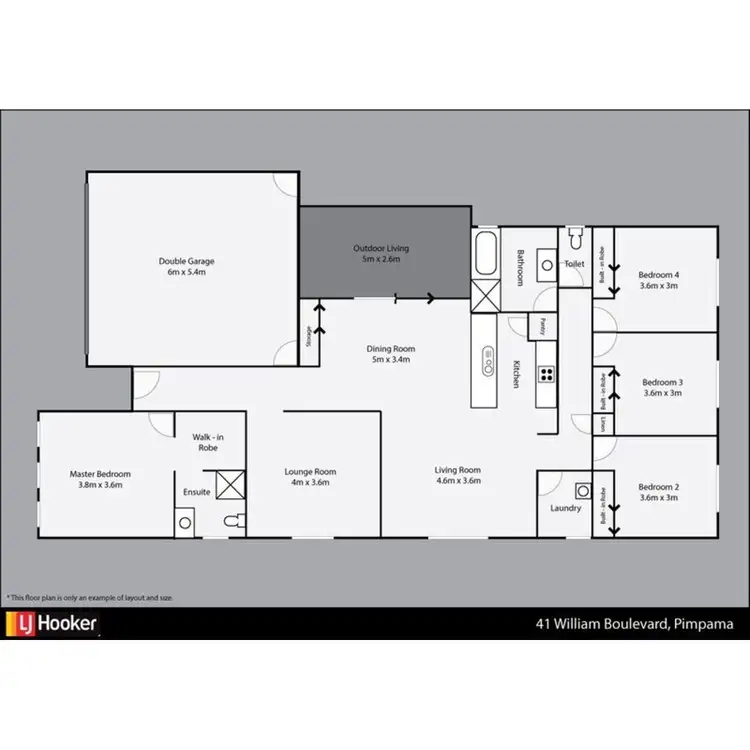 Floorplan of Homely house listing, 41 William Boulevard, Pimpama QLD 4209