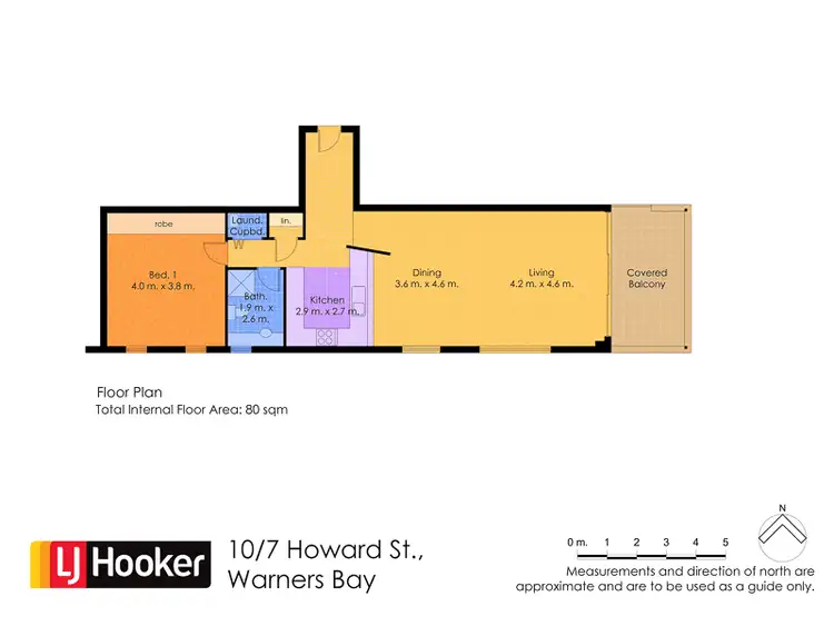 Floorplan of Homely apartment listing, 10/7 Howard Street, Warners Bay NSW 2282
