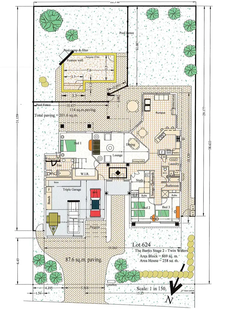 Floorplan of Homely house listing, 4 Moorings Circuit, Twin Waters QLD 4564