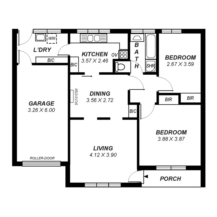 Floorplan of Homely unit listing, 2/461 The Parade, Magill SA 5072