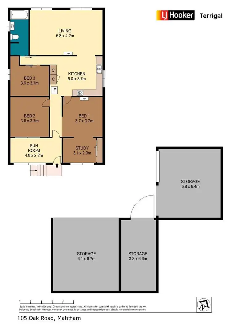 Floorplan of Homely house listing, 105 Oak Road, Matcham NSW 2250