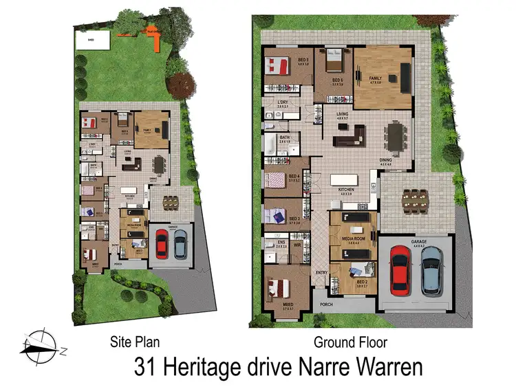 Floorplan of Homely house listing, 31 Heritage Drive, Narre Warren South VIC 3805