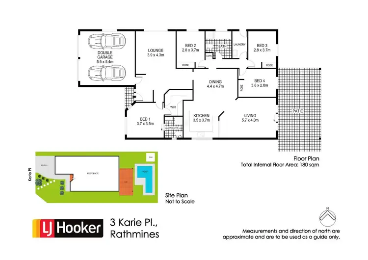 Floorplan of Homely house listing, 3 Karie Place, Rathmines NSW 2283