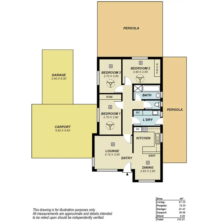 Floorplan of Homely house listing, 2 Corroboree Road, Modbury North SA 5092