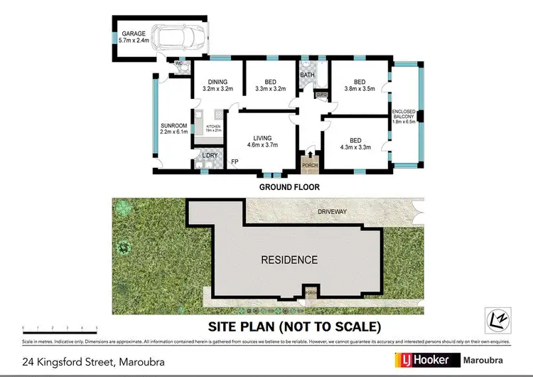 Floorplan of Homely house listing, 24 Kingsford Street, Maroubra NSW 2035