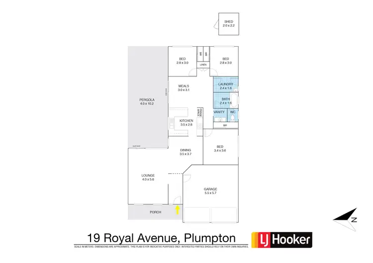 Floorplan of Homely house listing, 19 Royal Avenue, Plumpton NSW 2761