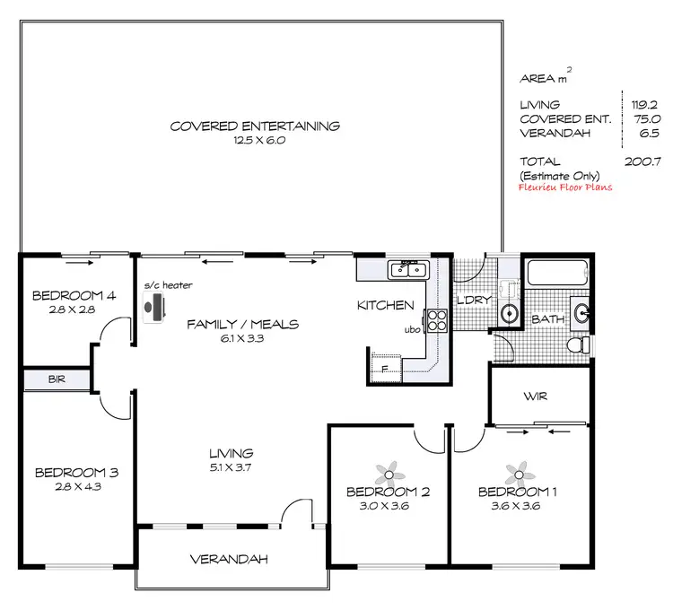 Floorplan of Homely house listing, 16 James Avenue, Victor Harbor SA 5211