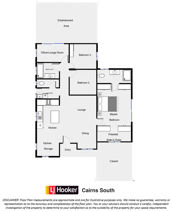 Floorplan of Homely house listing, 23 Kambara Street, White Rock QLD 4868