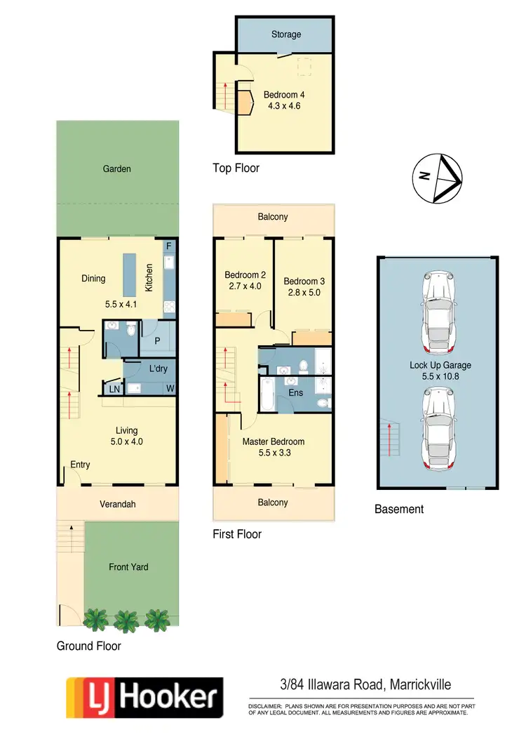 Floorplan of Homely house listing, 3/84 Illawarra Road, Marrickville NSW 2204