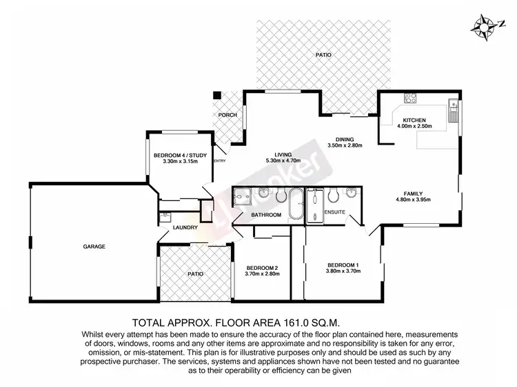 Floorplan of Homely house listing, 41 Golden Avenue, Calamvale QLD 4116