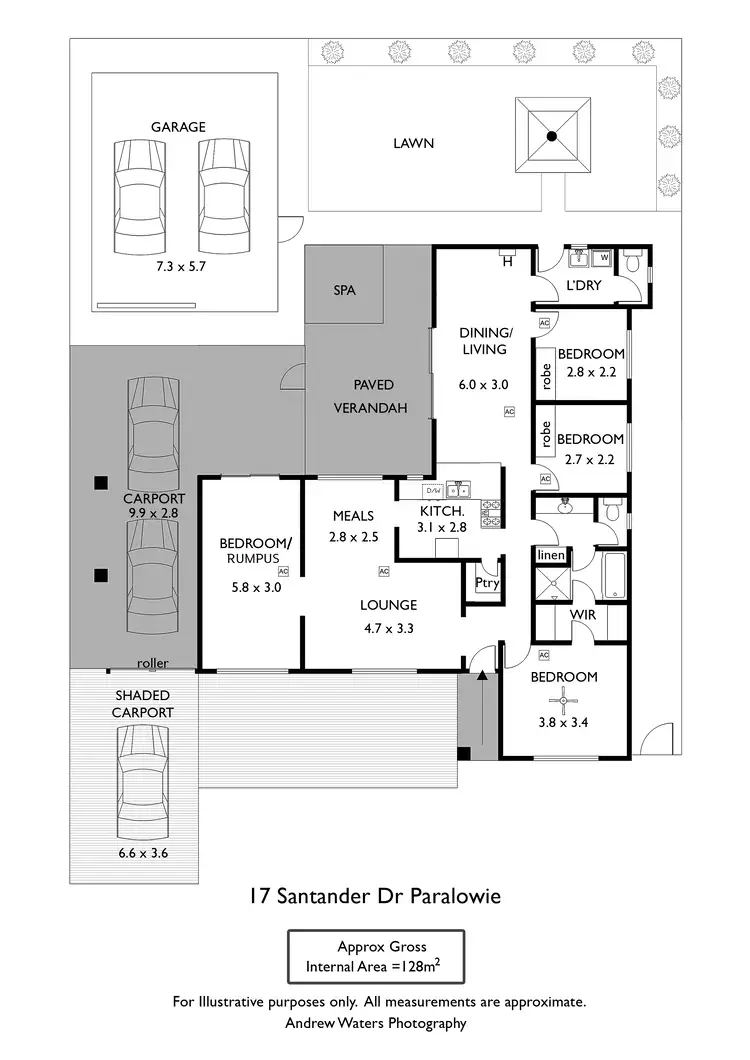 Floorplan of Homely house listing, 17 Santander Drive, Paralowie SA 5108